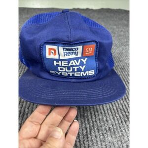 Vintage Delco Remy GM Patch Hat Snapback Trucker Cap K Products Mesh Cars Racing